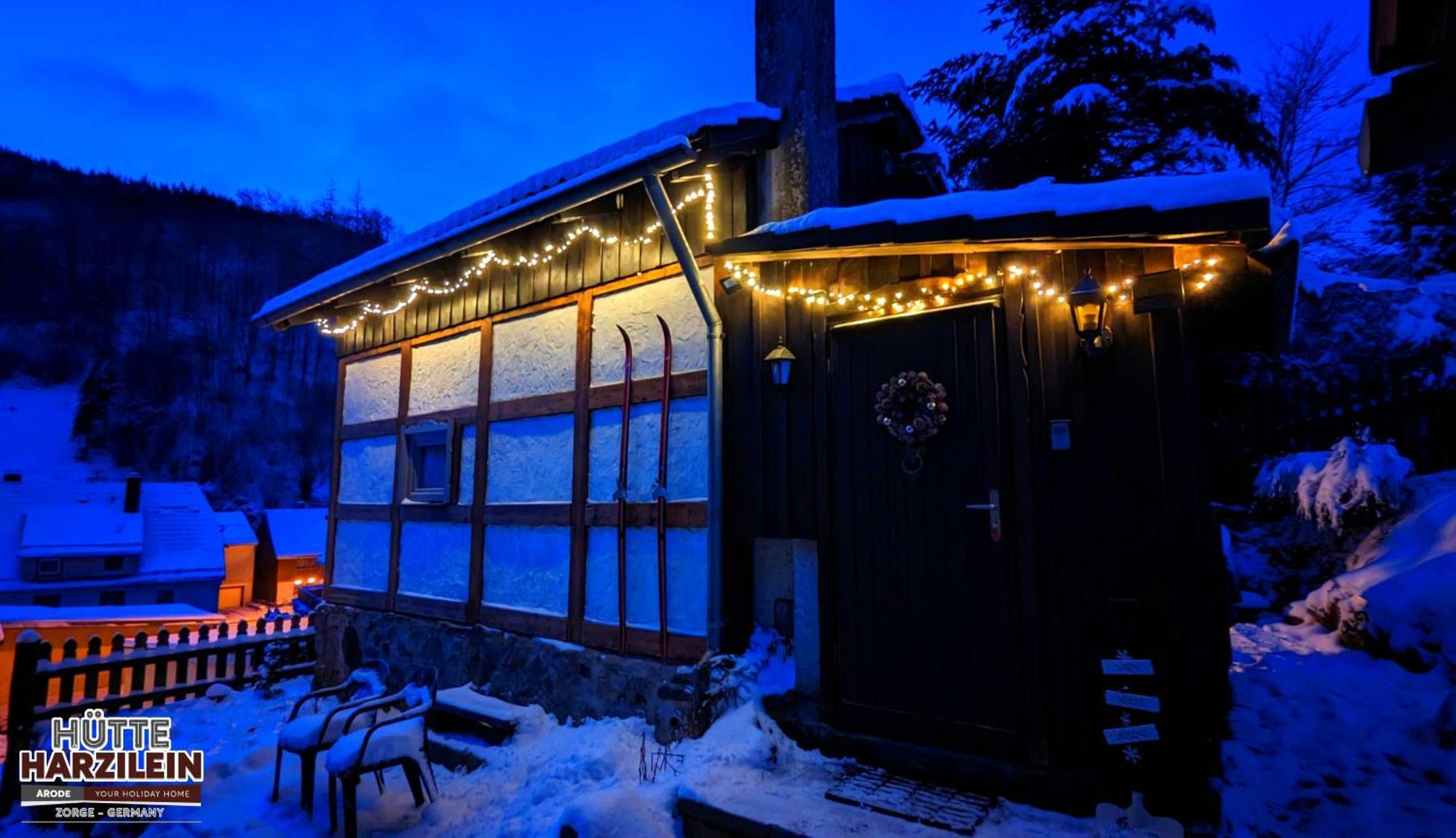 Arode Huette Harzilein - Romantic Tiny House On The Edge Of The Forest Zorge Luaran gambar